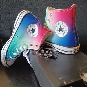 Converse CTAS Hi 'Psychedelic Hoops High Tops unisex womens size 8